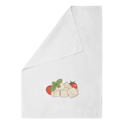 Geschirrtuch/Geschirrtuch 'Feta Käse, Tomate & Basilikum' Baumwolle (TW041030)