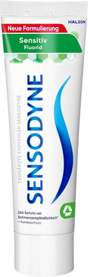 Sensodyne Sensitiv Fluorid Zahnpasta, 75Ml, Tägliche Zahncreme Zum Schutz Vor Ka