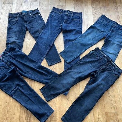 5x Jeans Hose Herren blau  26  Getragen Cardin Eurex Meyer Joker 38/30 32  