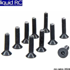 Axial Racing 235168 M2.5 x 10mm Flat Head Screws 10