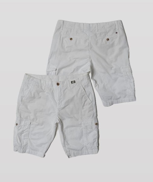 Men Tommy Hilfiger Shorts White Cotton 33