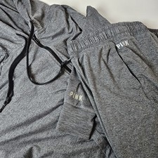 Victorias Secret Matching Athleisure Set Full Zip Hoodie Small Pants Medium 