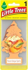 LITTLE TREES Car Air Freshener Hanging Tree Scent Auto Home, Peach Ginger Spritz