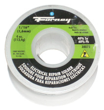 Forney Rosin Core Solder 1/16 Dia, 4 oz, Electrical Repair Solder- 38072