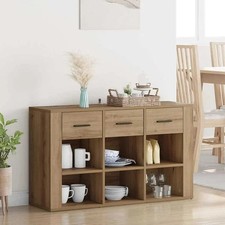 Sideboard Home Storage Side Cabinet Cupboard with Drawer & Compartments Unit