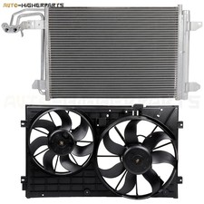 For 2006-2013 Audi A3 Audi A3 Quattro Electric AC Condenser Cooling Fan Kit