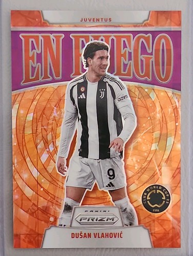 Dusan Vlahovic [Choice Elephant] #255 2022 Panini Prizm World Cup card