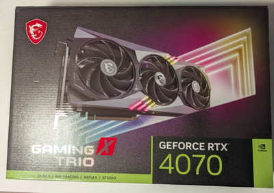 MSI GeForce RTX 4070 GAMING X TRIO 12GB GDDR6X Grafikkarte