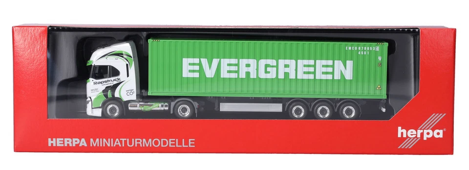HERPA - IVECO S-Way LNG 4x2 porta container a 3 assi con container da 40 pied... - Immagine 4 di 4