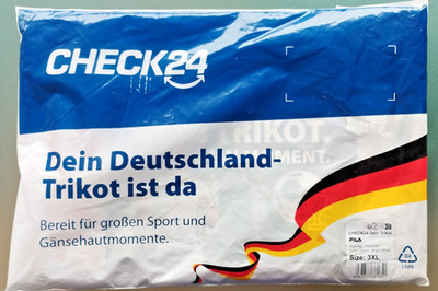 3XL XXXL CHECK24 Deutschland Fan Trikot WM 2026 - FILA  - NEU - OVP