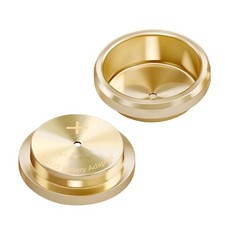 100 New 2Pcs Premium Brass Battery Adapter for MR-9 PX625 - Fits LR44/Zinc Air