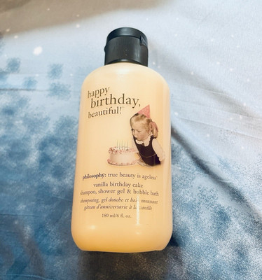Philosophy Happy Birthday Beautiful Vanilla Birthday Cake Shower Gel 6 fl oz
