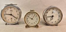 3 alte Wecker Uhr 50er Prim UMF mechanisch Aufziehwecker