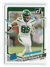 2023 PANINI DONRUSS ROOKIE WILL MCDONALD IV #380 RC JETS