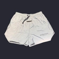 Essentials Fear of God FOG Reflective Nylon Shorts Size S Lightweight Rare