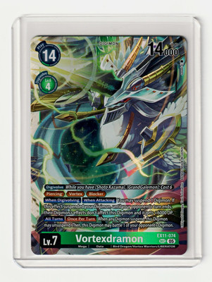 Vortexdramon Digimon Card Game EX11-074 SEC Foil Englisch