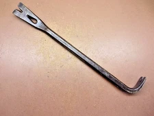 Vintage Stanley No. 818 Pry Bar Nail Puller Rip Bar Wrecking Bar 18" USA Made