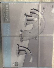 OAKBROOK COASTAL LAV FAUCET 2H CH W/PU OB Polished Chrome