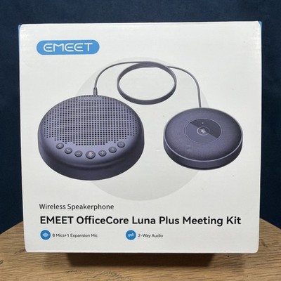 EMEET OfficeCore Luna Plus Meeting Kit Wireless Speakerphone - New