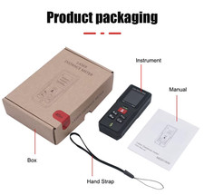 Misuratore Laser Di Distanza BOAYAL Con 2 Livelle a Bolla, 164Ft 50M 60M 70M 100