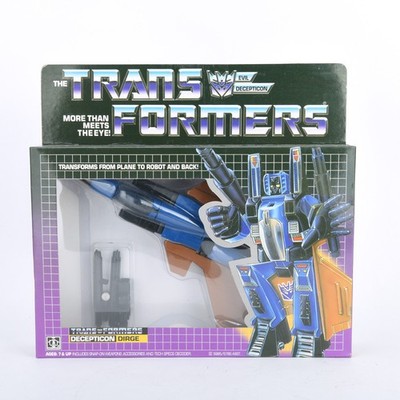 Transformers G1 Dirge Decepticon Warrior Action Figure Toys Reissue New In Box