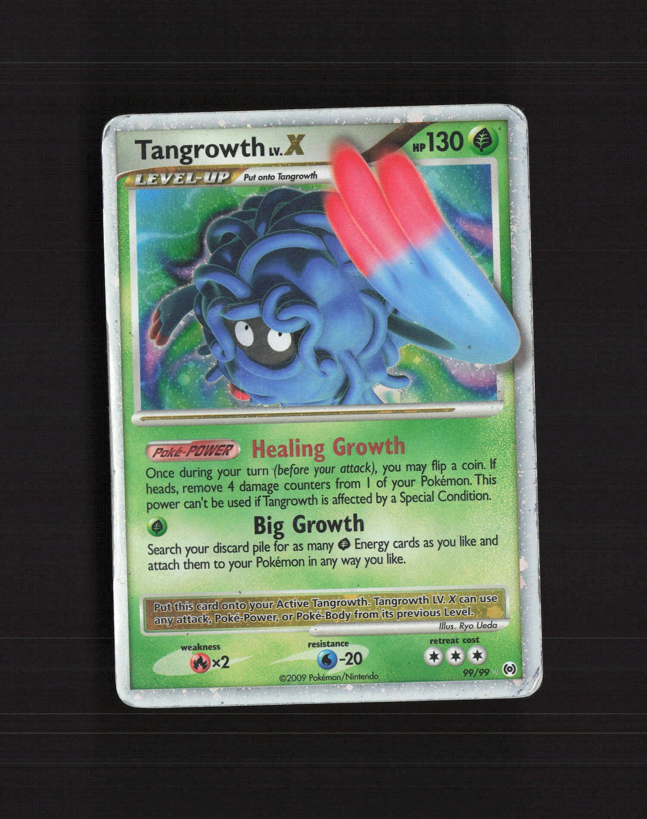 Tangrowth LV.X 99/99 Arceus Rare Holo Ultra Rare Pokemon Card DMG
