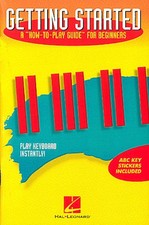 Getting Started Easy Electronic Keyboard Piano Lessons Book ABC Stickers
