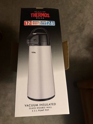 Original Thermoskanne Marke Vakuum Isolierglas doppelwandig 2,5L Pumpentopf versiegelt