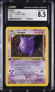 Gengar 5/62 Fossil 1st Edition Holo