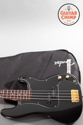 2025 Fender MIJ Japan Traditional 60s Precision P Bass Black Pearl