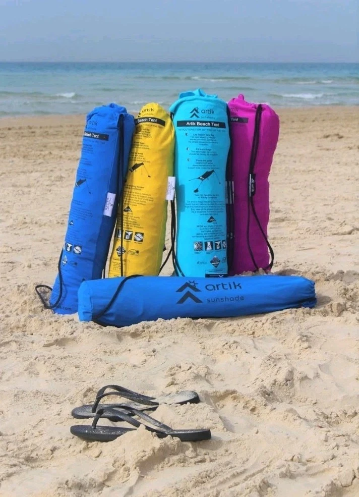 NWT Artik Sunshade Beach Tent Sun Shelter Sz M 7.4ft×7.4ft