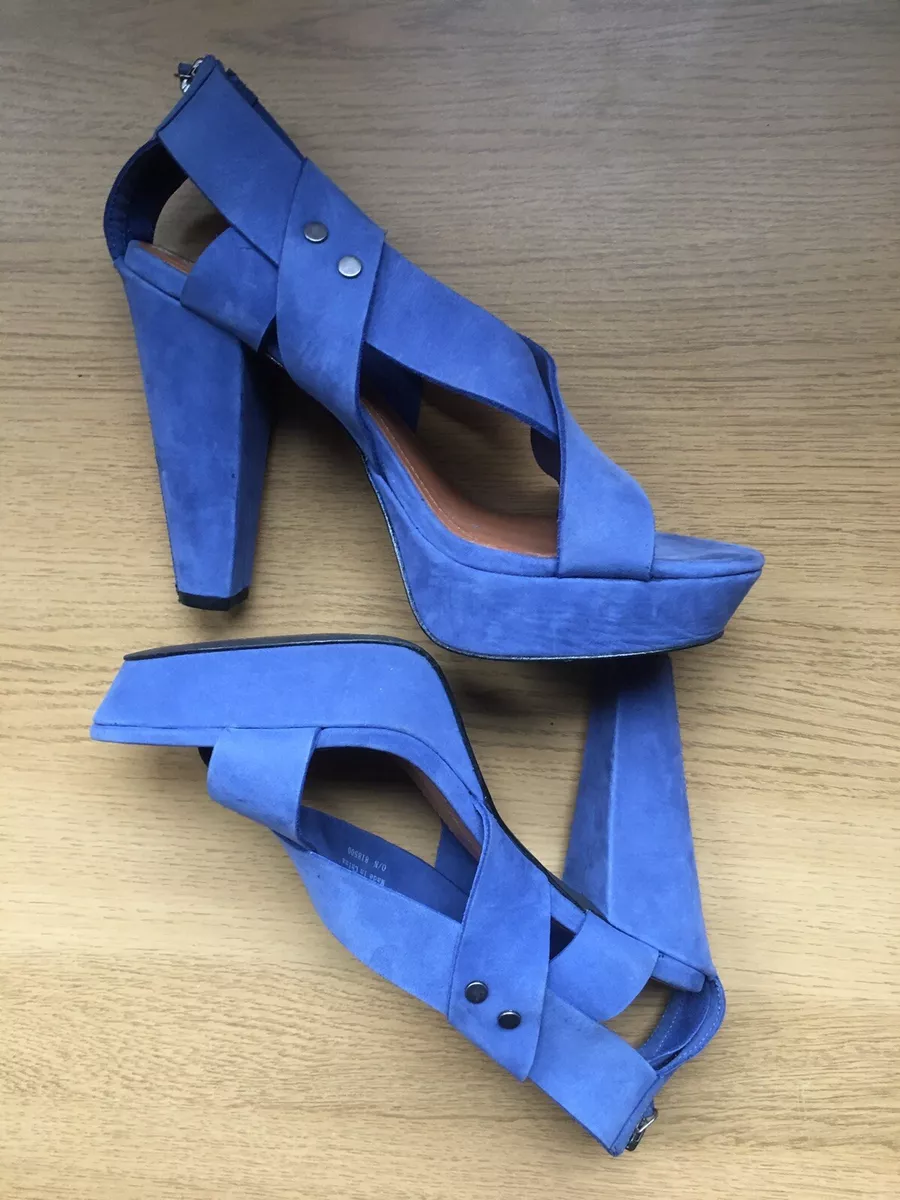 Blue suede hotsell sandals uk