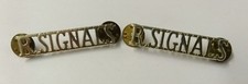 Genuine British The Royal Corps of Signals Shoulder Title Badges- NEW