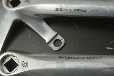 Suntour Superbe Pro Track Bike Crank Crankset NJS Certified Suntour Superbe Pro Track Bike Crank Crankset NJS Certified