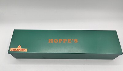 Vintage Hoppe's .30 Caliber Shotgun Gun Cleaning Box SUPER CLEAN   hoppes