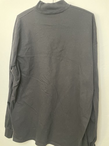 RUSSELL ATHLETIC Oakland Raiders NFL Adult XL Black High Collar Long Sleeve EUC - Picture 5 of 6