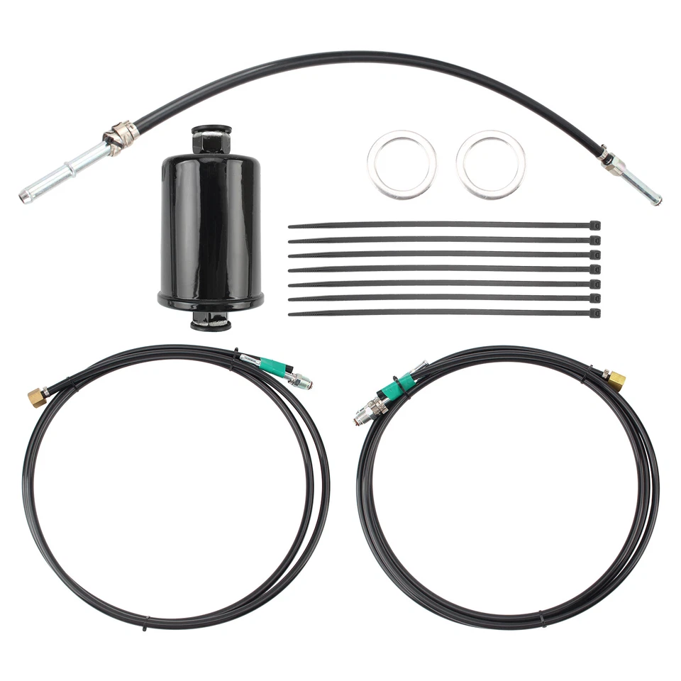 Kit de filtro de líneas de combustible de tanque a motor de nailon para Chevy GMC K1500 K2500 1988-1997 Foto 2 de 4