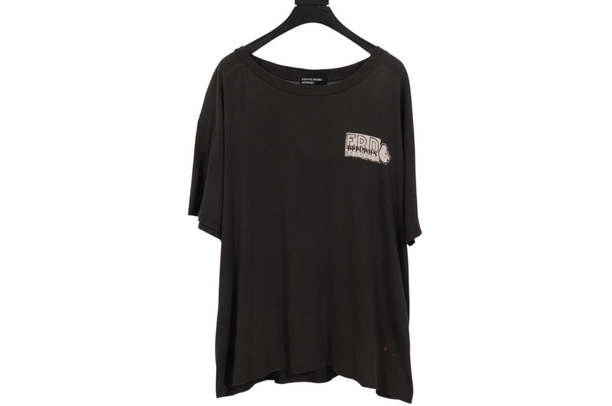ENFANTS RICHES DÉPRIMÉS erd ブラックTシャツ T-shirt Enfants Riches Déprimés ERD Records T-Shirt 010 652
