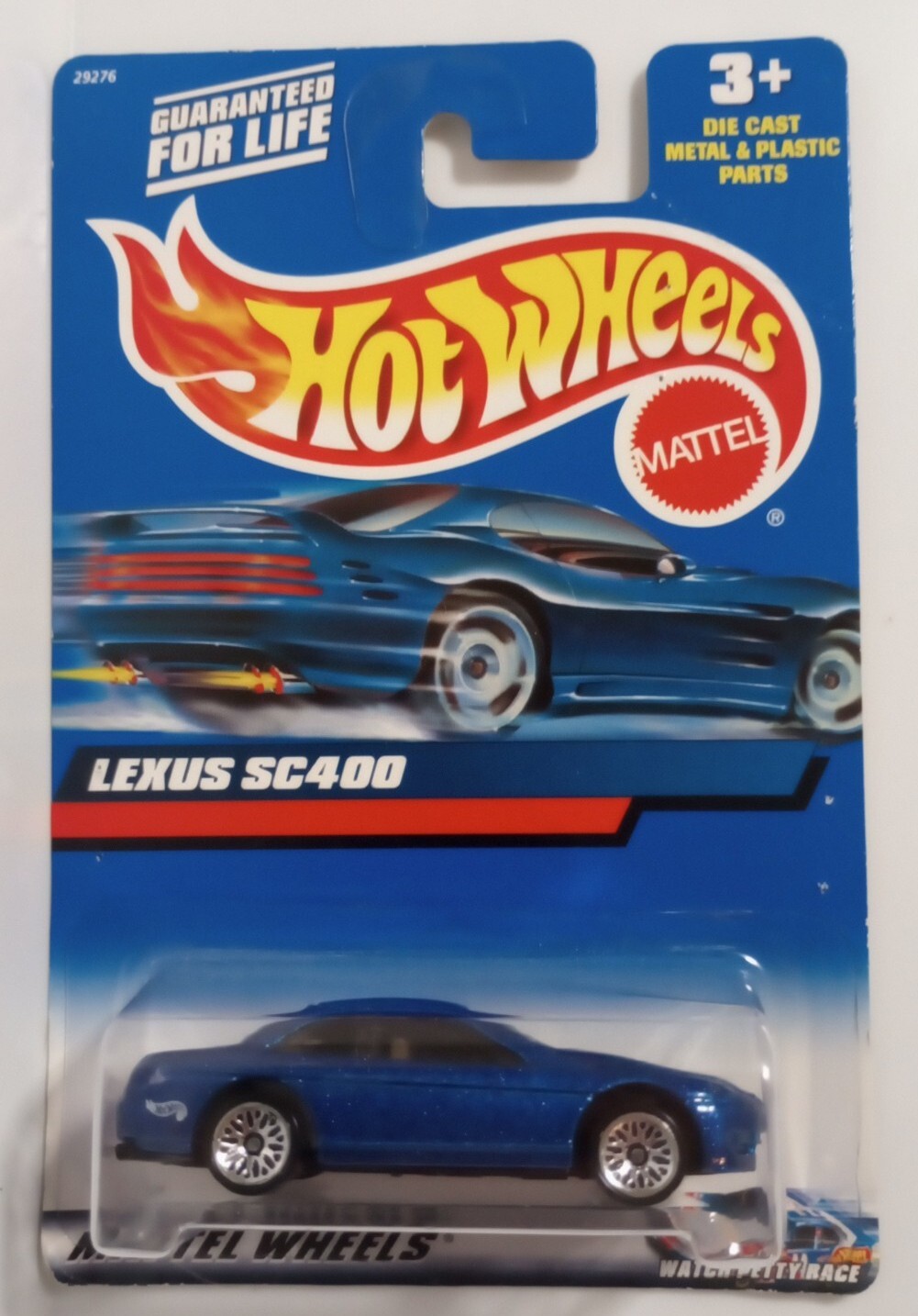 Hot Wheels - 2000 Blue Lexus SC400 #210/2000 Lace Wheels