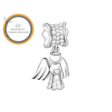 Angel Dangle Charm For Bracelet, Beaded Charm, Gift For Women
