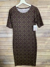 Lularoe NWT Small Julia Dress Bodycon Stretchy Kaliedoscope Print Boho