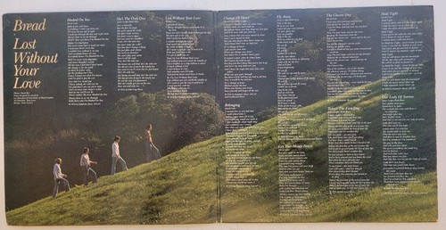 BREAD "Lost without your love" 1977 Elektra 7E-1094 Vinyl record LP Album - Picture 2 of 5