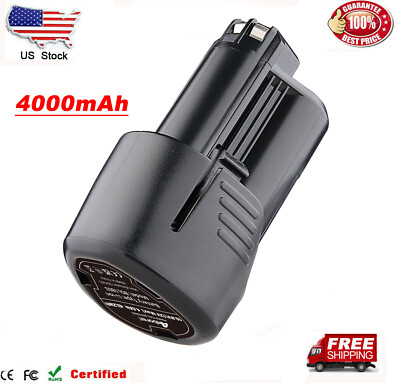For BOSCH BAT411A 10.8V/12V Max 4Ah Lithium-Ion Battery BAT411 BAT413 GDR GSB