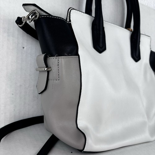 Borsa a tracolla ecopelle canna borsetta tasca esterna tracolla staccabile - Foto 3 di 15