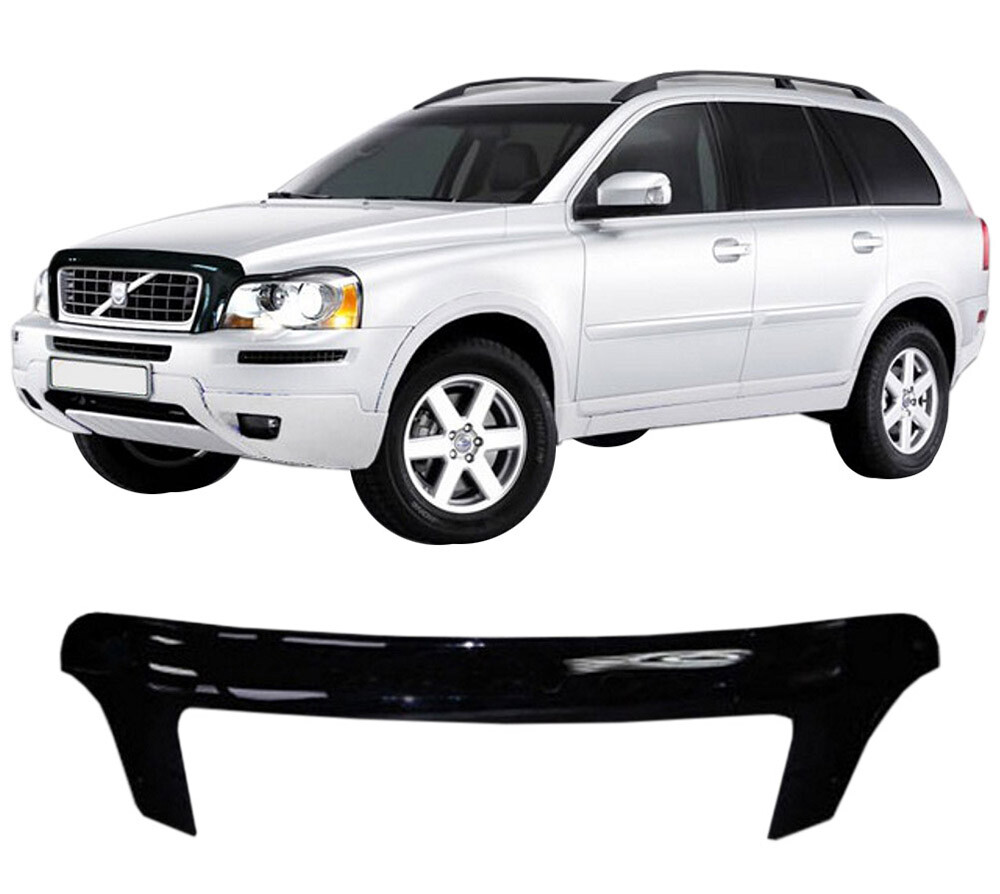 Bra de capot premium Scoutt pour Volvo XC90 protection similicuir haut de gamme