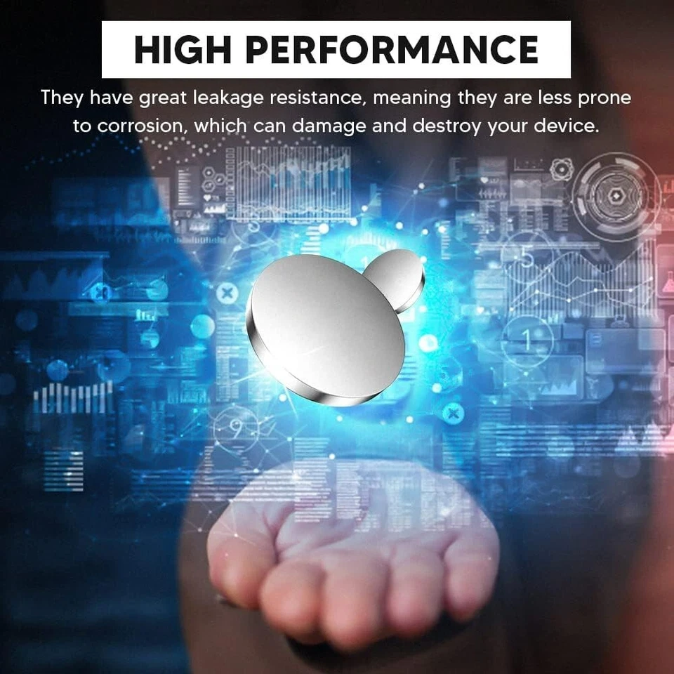 50 X Batterie ASSORTITE per Cellule Orologio AG1 AG3 AG4 AG10 AG12 AG13 per Giocattoli, Orologi - Immagine 2 di 4