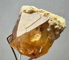 33 Carat Amazing Honey Topaz Huge Crystal From Skardu @PAK