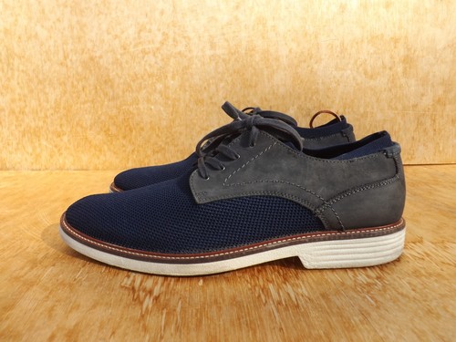 Size 12M Dockers PRIVETT Men Plain Toe Casual Shoes- Navy/Grey- Knit/Suede Top - Picture 5 of 10