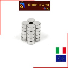 20 Pezzi Lotto Magneti al Neodimio 6x3mm N35 Super Potenti NdFeB Rotondo Tondo