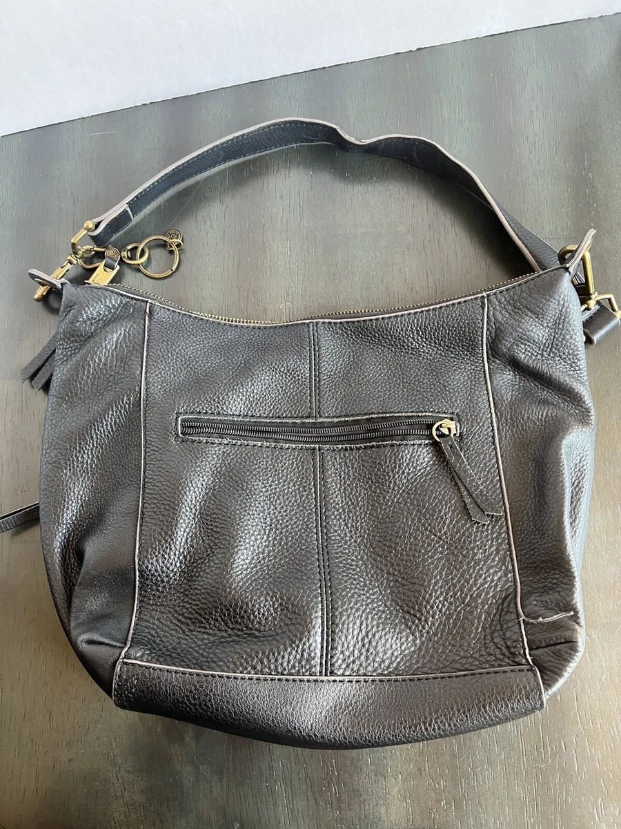 The Sak Alameda Hobo Leather Handbag Black Brown. preowned eBay